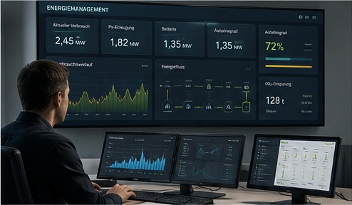 Symbolbild für Energiemanagement und die Analyse von Energieflüssen
